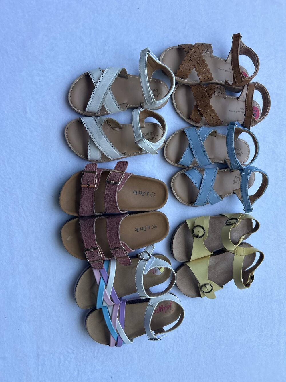 6-pair baby girl’s summer sandal bundle